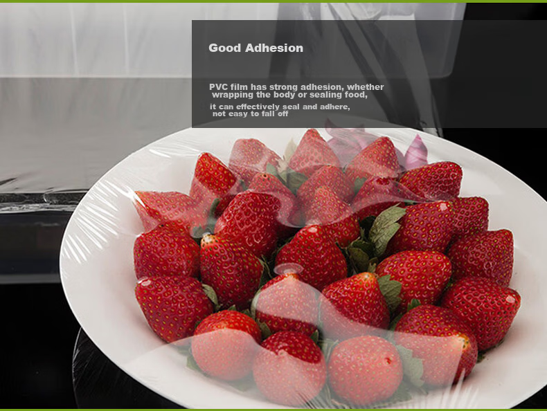 Jinghuisichuang PE Food-Grade Cling Film, Extra Large Roll [300m*40cm], Fresh Food Preservation Film, Hand-Tearable Food Wrap, JH0094 6