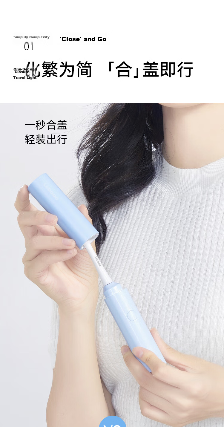 Hongmengzhixuan Li Bobo Smart Toothbrush 3 Pocket Enjoyment Edition, Electric Toothbrush, Portable Travel Toothbrush, Disinfection And Sterilization, Birthday Gift, White 7