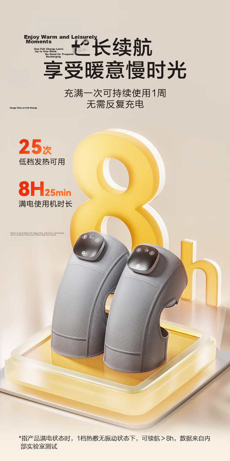 JD Original Knee Massager K2 [2-Pack], Leg Massager, Heated Knee Protector, Arthritis Relief, Cold Legs, Knee Hot Compress, Birthday Gift for Boyfriend, Girlfriend, Elders, Parents 15