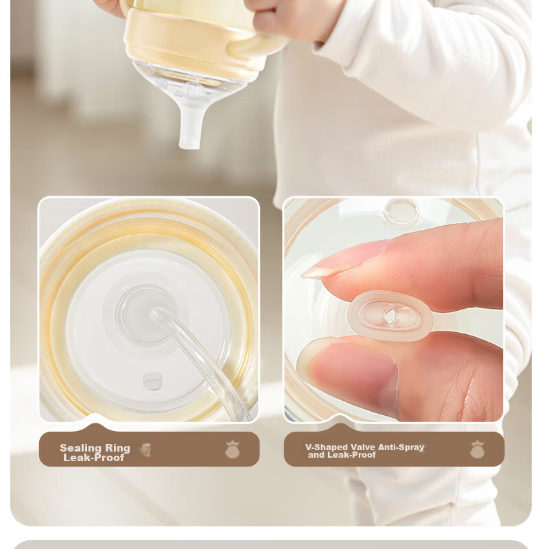 YEEHOO Duck-Billed Cup for Learning to Drink Water, Baby Sippy Cup with Straw, Anti-Choking Design for Young Infants, Suitable for 6 Months And Above 16