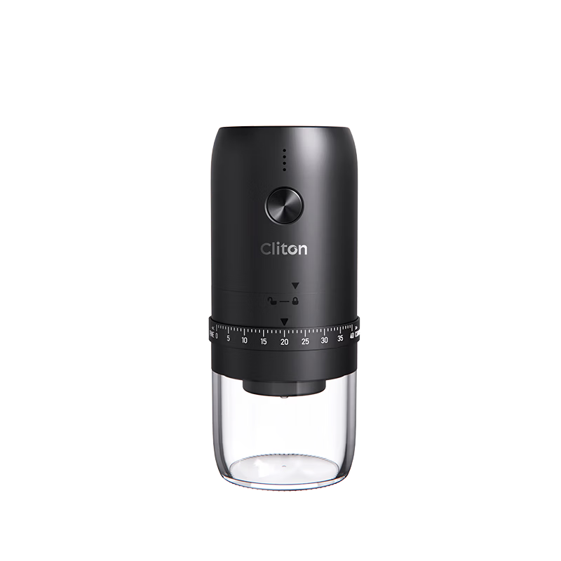 CLITON Electric Coffee Grinder Adjustable Portable Manual Coffee Bean Grinder Automatic Powder Mill