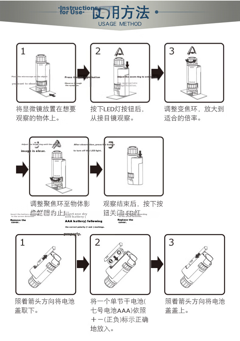 KENKO Japan KENKO STV-120M Portable Microscope Student Children Exploration Microorganism Identification Antique Jade 17