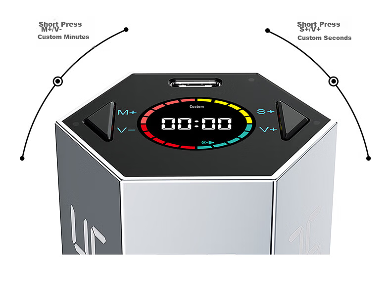 Llano Flip Timer, Self-Discipline Learning for Children, Time Management for Students, Countdown Timer Reminder, Kitchen Office Exercise Timer, Visualized Time Management Tool, Small Square Gift 21