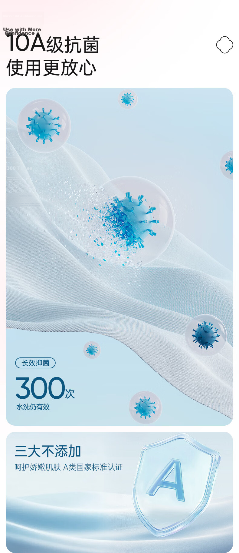 Grace 7A Antibacterial Bath Towel, Extra Large And Thick, for Adult Men And Women, Absorbent, Lint-Free, Suitable for Showering And Sports [Navy Blue] 11