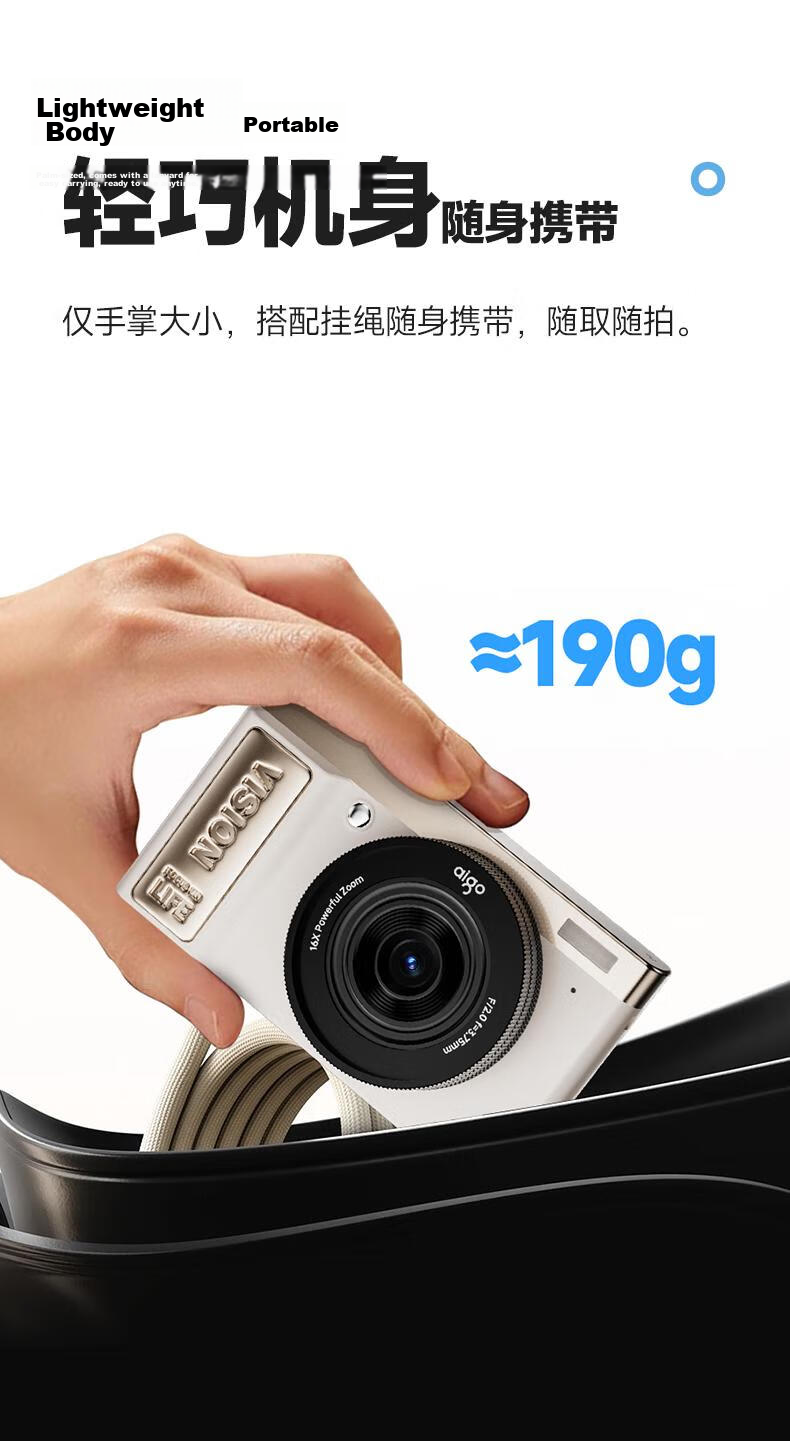 Aigo D9/E9S Flip Screen Selfie Student Digital Camera Birthday Gift for Girls Entry-Level Mirrorless Camera Campus HD Travel Alternative CCD Pink 32GB with Wide-Angle Lens 30