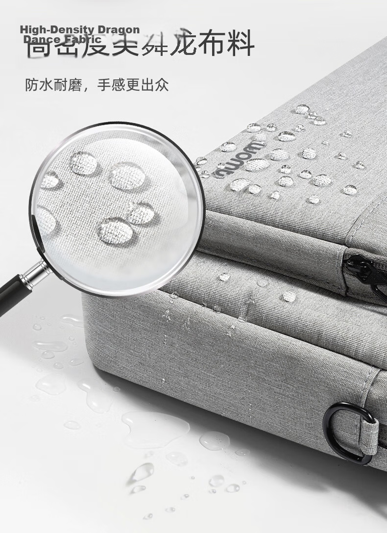 WOMT Lightweight Laptop Sleeve Bag 15.6/16 Inch Compatible with Apple Huawei Lenovo ThinkPad Xiaomi Asus HP Dell Protective Case for Men and Women 4