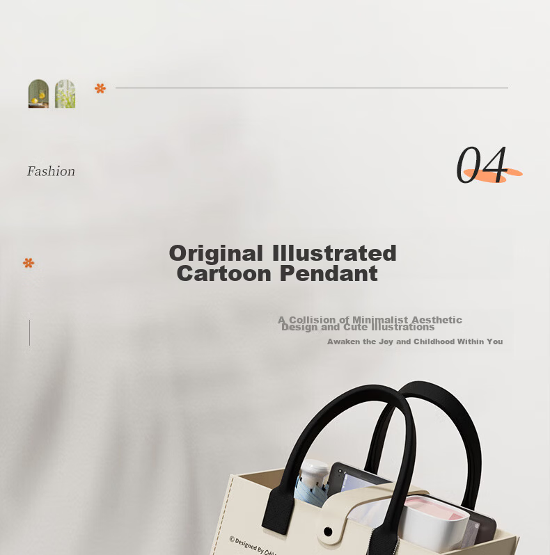 40,000 Kilometers Felt Tote Bag Large Capacity Commuter Shopping Storage Gift Bag 16