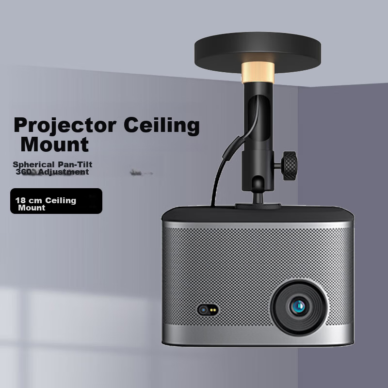 CINE Projector Ceiling Mount Wall Bracket Compatible with XGIMI Z7X H6 Dangbei X3 JmGO N3 Xiaomi Hisense Big Eye Orange Projector PH56-40 Black