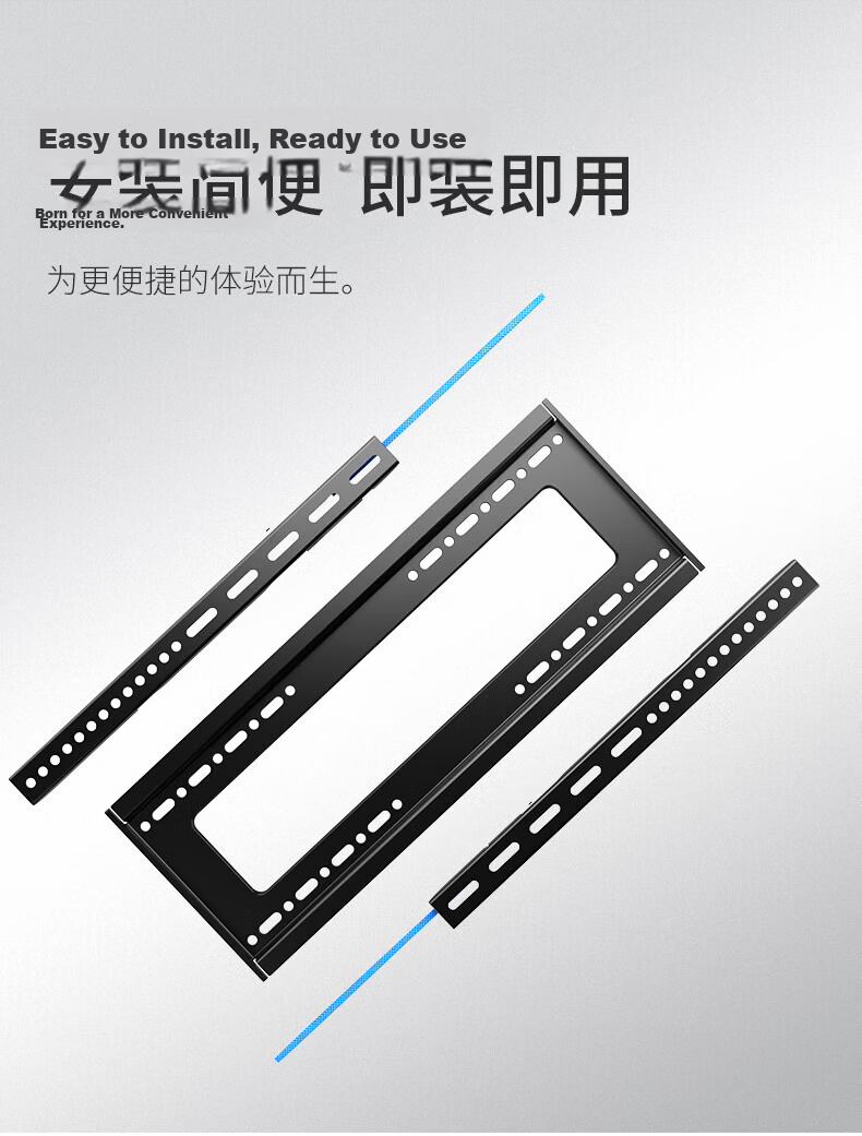 Jiangwutong TV Wall Mount [55-120 Inches], Universal Fixed Wall Bracket, Suitable for Xiaomi, Skyworth, Hisense, Huawei, Konka LCD Screen Wall Mount 14