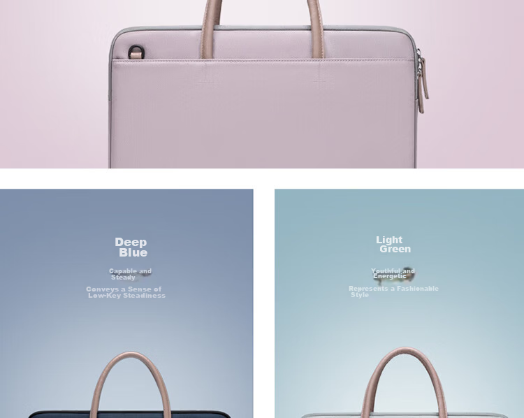 GOLF Laptop Bag for Women, 15.6-Inch Handheld Apple Notebook, Huawei Shoulder Crossbody Bag, Business Briefcase for Commuting 22