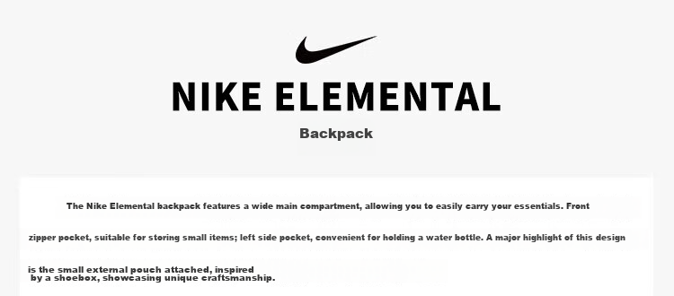 Nike Kids Backpack Sports Bag Trendy Casual Laptop Bag HJ4186-800 Orange MISC 1