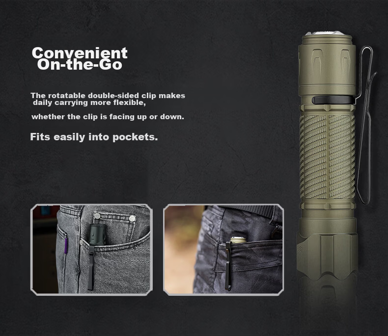 OLIGHT Warrior Ultra Tactical Flashlight High Brightness Long Range Strobe Waterproof Hiking Torch 9
