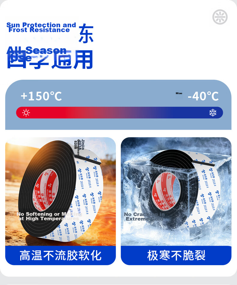 Mileqi Strong Foam Double-Sided Tape, High Adhesion EVA Super Sticky Sponge, Thickened Fixing Tape for Wall Frames, Office Supplies, White Advertising KT Board, 20MM Wide * 5 Meters * 2MM Thick (3 Rolls) 11