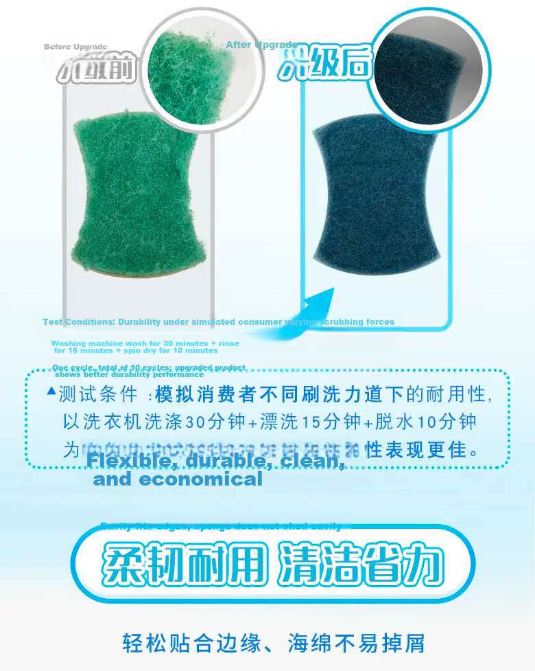Miaojie Melamine Magic Eraser 20pcs Food-Safe Sponge Blocks Oil and Tea Stain Remover Kitchen Cleaning Shoe Cleaning Tool 6