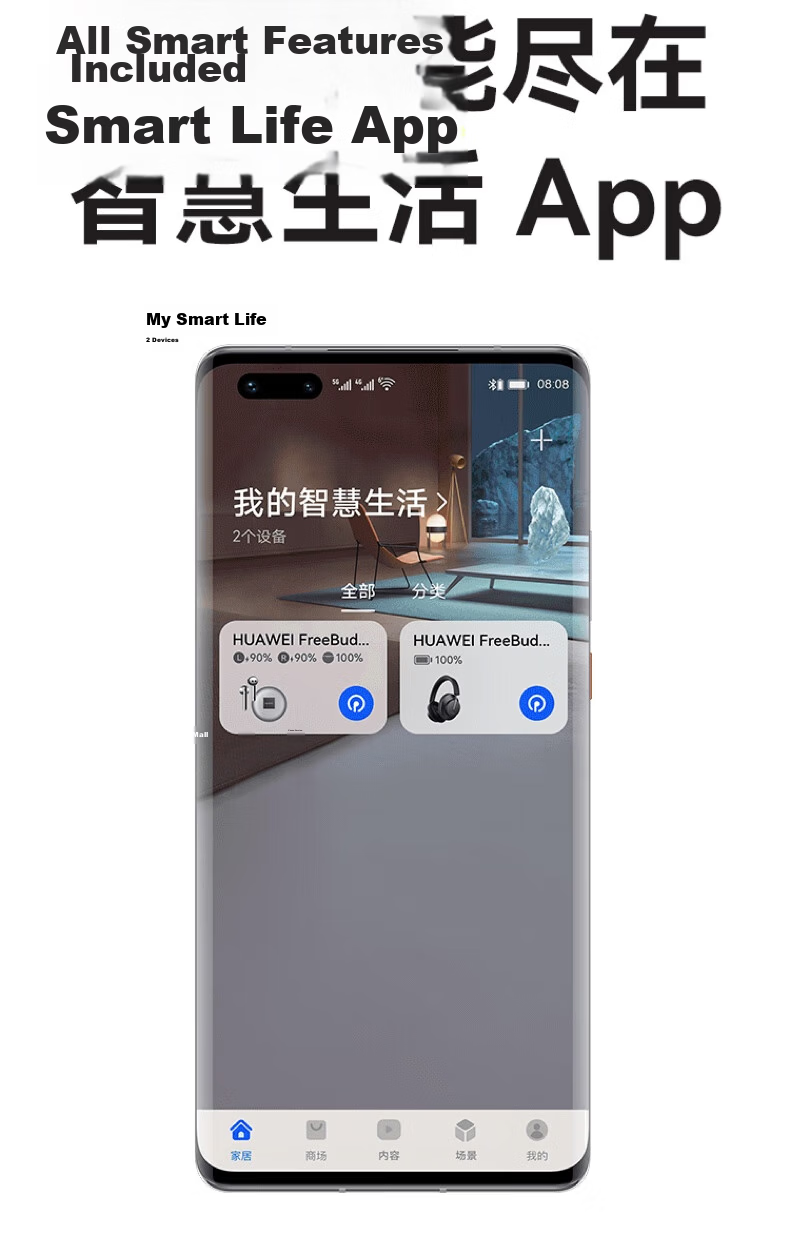 HUAWEI FreeBuds 4E National Subsidy Bluetooth Earphones Semi-In-Ear Comfortable Wear Gaming Sports Music Earphones High-Resolution Sound Frost Silver 20