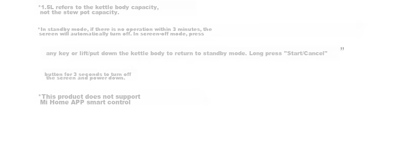 Mijia Xiaomi Health Kettle S2 Electric Water Boiler Temperature Control Kettle Tea Maker Milk Warmer with Stewing Pot + 316L Filter 1.5L Health Kettle for Home and Office 20