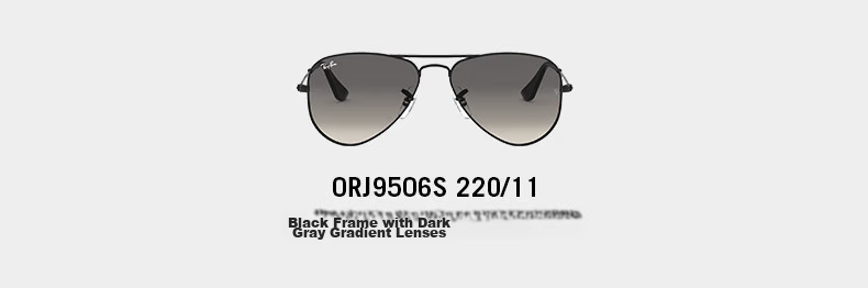 RayBan Kids Fashion Aviator Sunglasses Frog Mirror 0RJ9506S Size 52 7