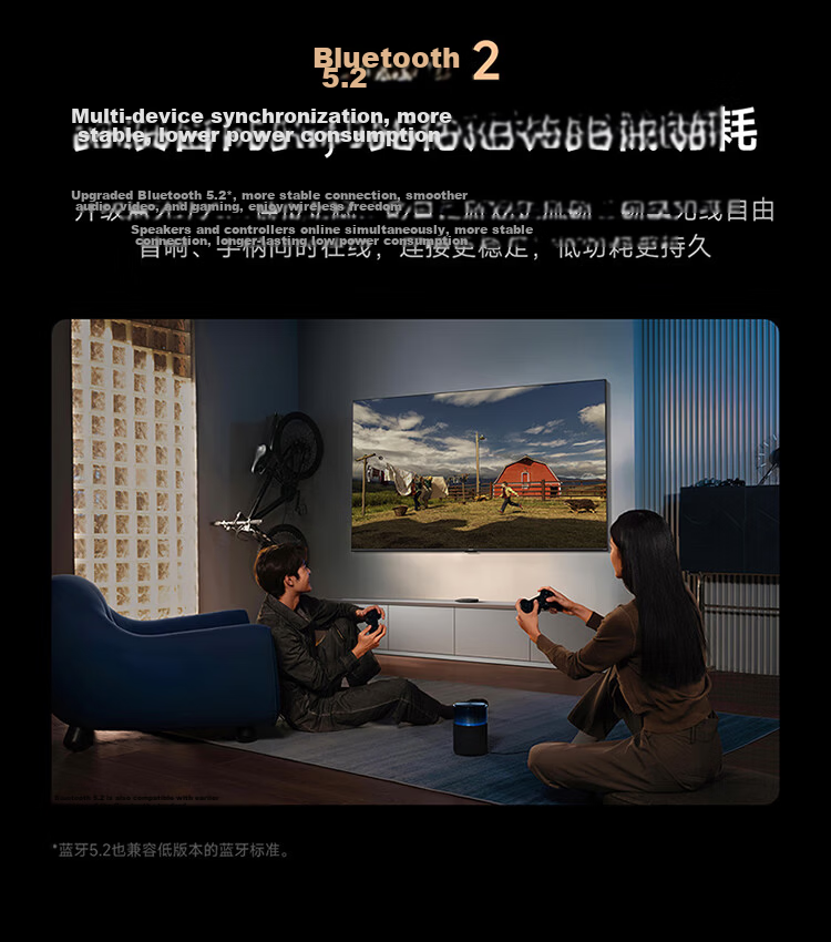 MI Piaopiao 4K High-Definition Screen Mirroring Device, True 4K Ultra-High Definition, High-Speed 5G Bandwidth, Multi-Device Connection, Enterprise Screen Mirroring Device 7