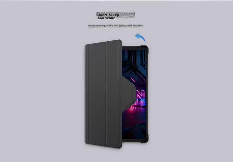 Lenovo Legion Y700 5th Gen Tablet Protective Case Magnetic Detachable Gaming Portable Smart Sleep Wake Hollow Lightweight Design Rhine Green 3