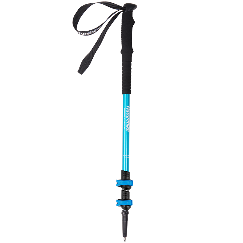 Naturehike Base Outdoor Kids Hiking Trekking Pole Telescopic Lightweight Aluminum Alloy Walking Stick Black
