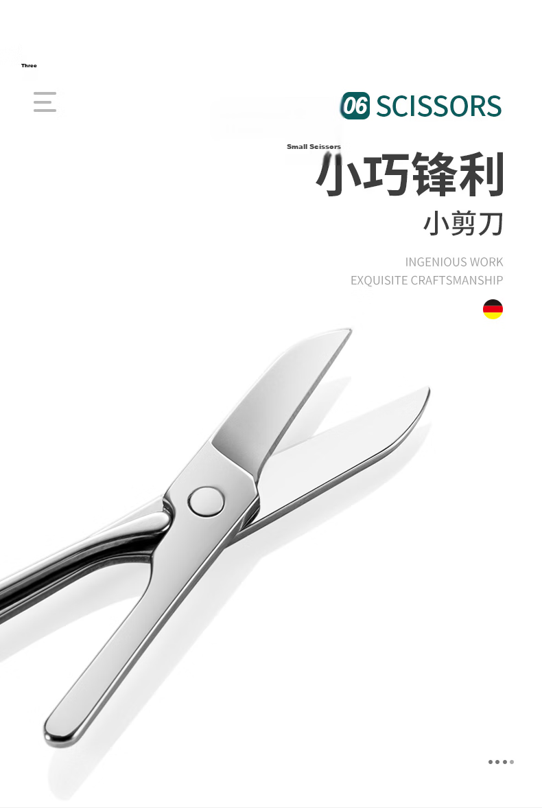 MR.GREEN German Large Multifunctional Nail Clipper Folding Nail Cutter Portable Compact 6-in-1 Imported Stainless Steel Tool with Keychain Mr-1099SL 11
