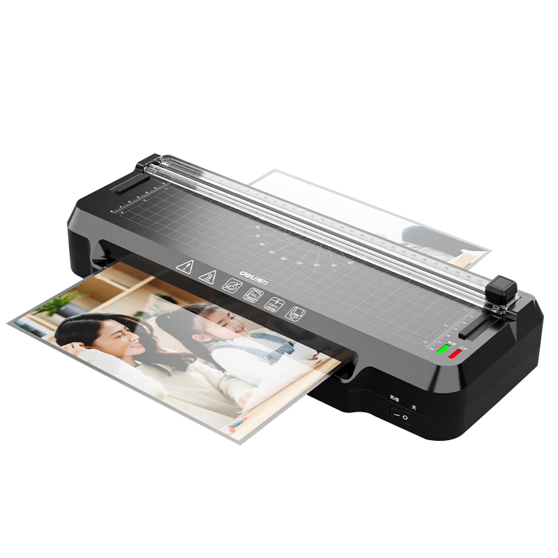 Deli A4 Laminator Photo Laminating Machine Home Office Photo Sealing Film Laminator 2132