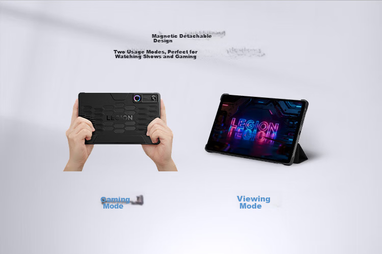 Lenovo Legion Y700 5th Gen Tablet Protective Case Magnetic Detachable Gaming Portable Smart Sleep Wake Hollow Lightweight Design Rhine Green 2