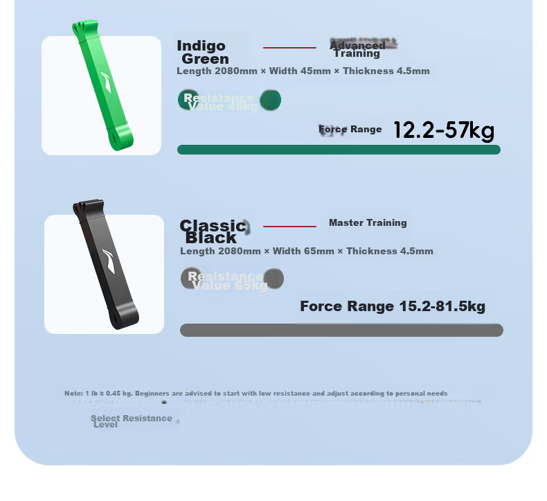 Li-Ning Elastic Band, Pull-Up Assistance Band, Middle School Exam Auxiliary Band, Fitness Resistance Training Band for Men, Single Bar Rope, 25kg 23