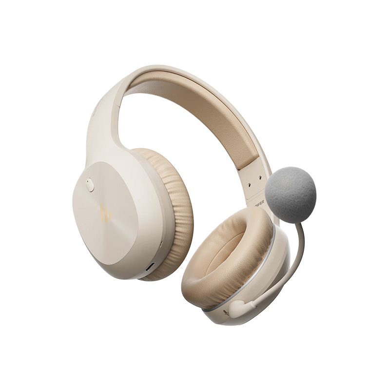 EDIFIER K750W Over-Ear Bluetooth Wireless Monitor Headphones Noise-Cancelling Mic for Immersive Learning and Online Classes Music Headphones Cloud White