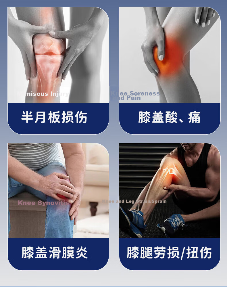 CRALVKOIN Medical Breathable Knee Brace for Meniscus Injury And Synovitis, Warmth-Specific for Cold Legs, Knee Joint And Knee Sleeve for Men And Wome 2