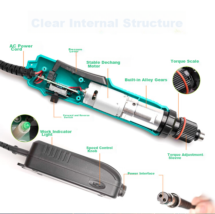 Pro'sKit PT-32007D Variable Frequency Direct Insert Screwdriver (Torque 0.1-0.7N.m) Electric Screwdriver 1