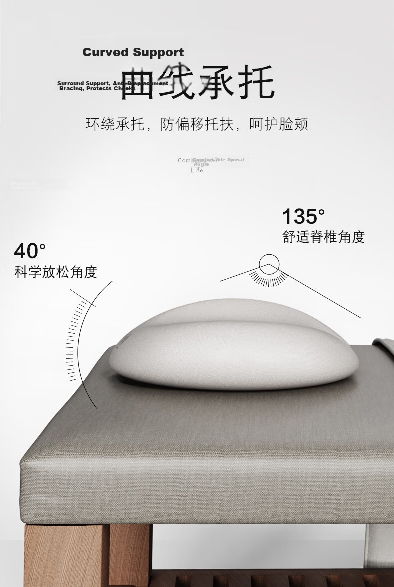 Jingmao Children's Nap Pillow, Lunchtime Pillow for Primary And Secondary School Students, Specialized Desk-Lying Aid, Memory Sleep Pillow, Prone Sleeping Pillow 8