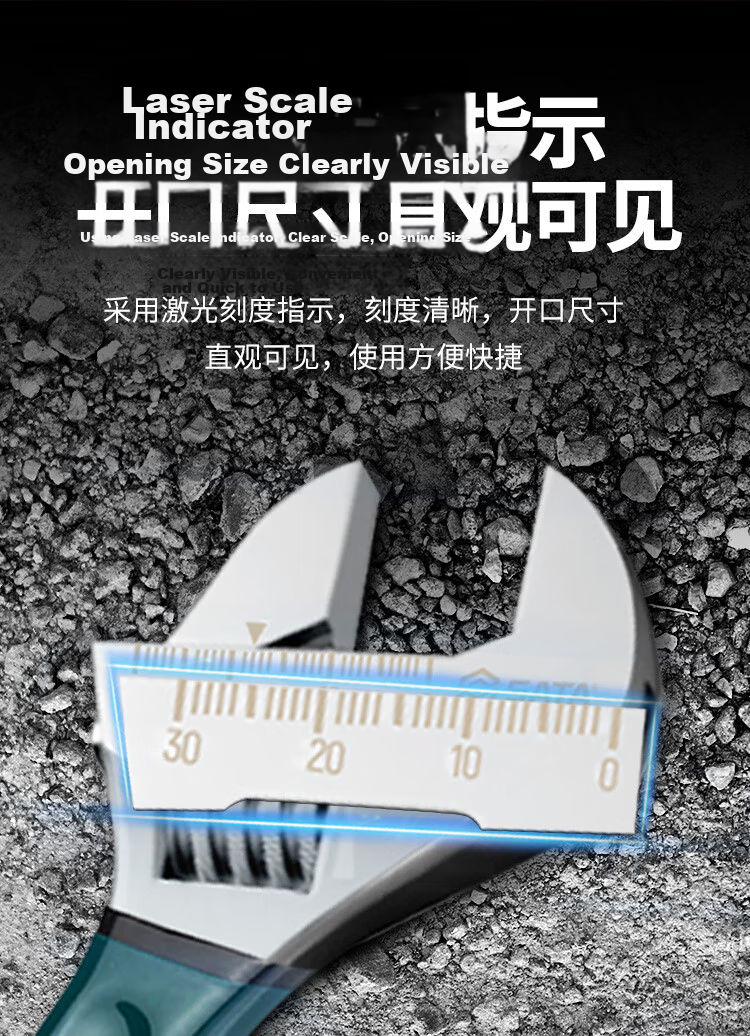 SATA Plastic-Coated European Adjustable Wrench, Multiple Sizes Available, 10" Adjustable Wrench 47251 2
