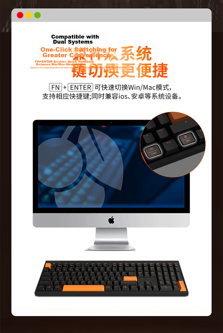 CHERRY MX2.0 PRO Mechanical Keyboard 108-Key Wireless Bluetooth Tri-Mode Gaming Keyboard for PC Office Valorant Delta Sky Blue Switch 8
