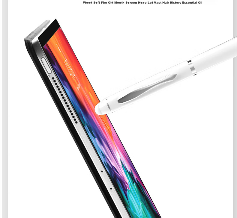Aolang Capacitive Stylus for IPad, Mobile Handwriting Pen for IPad Air Tablet, Apple/Android Touch Pen with Lanyard Function, Set of Two, Midnight Black 9