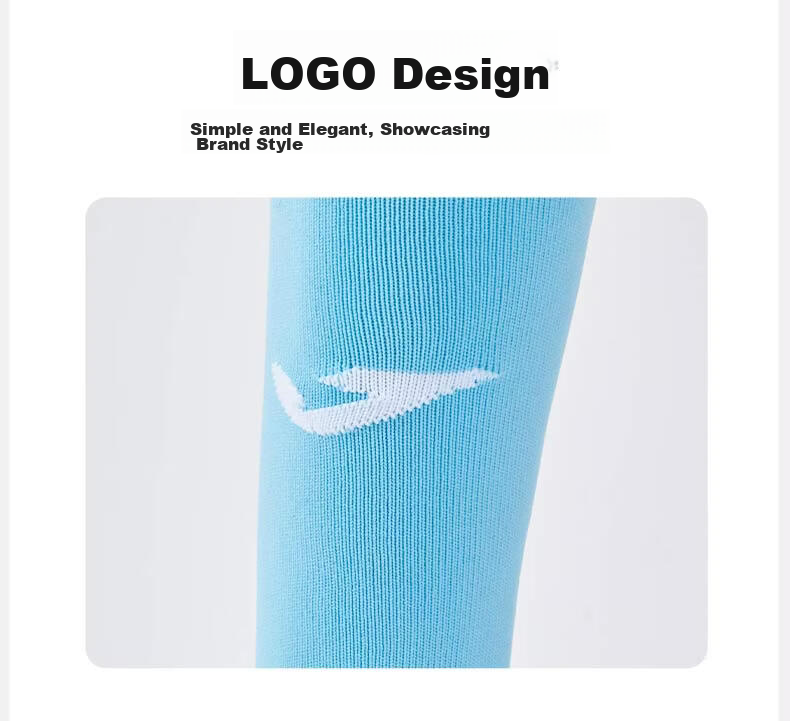 JOMA Kids Mid-Calf Breathable Non-Slip Thickened Soccer Socks Light Blue S 19