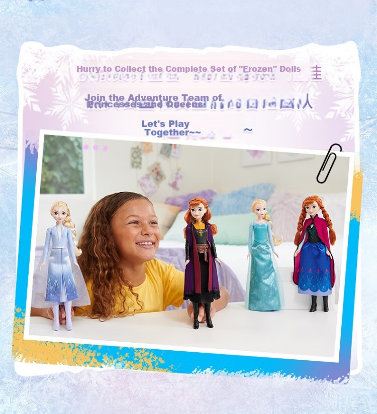 Barbie Pretend Play Birthday Gift Box, Frozen Princess Castle Toy - Elsa Ice Castle Set JDP63 14