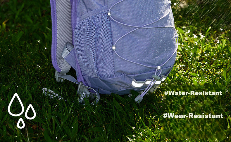 CAMEL Honey Bee Backpack Hiking Sports Bag for College Students, Trail Running, Cycling, Outdoor Travel, Mountaineering Bag, Light Gray 18