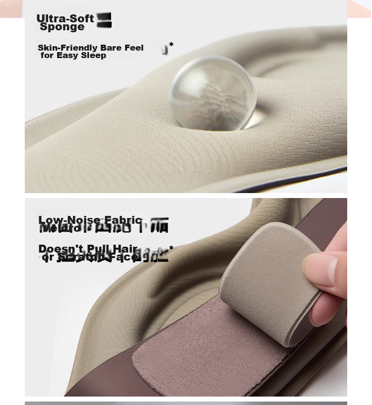 Beneunder Eye Mask Upgrade 2.0 Sleep Light Blocking Unisex Travel Business Fatigue Relief Gravity Massage Eye Mask LC613 16