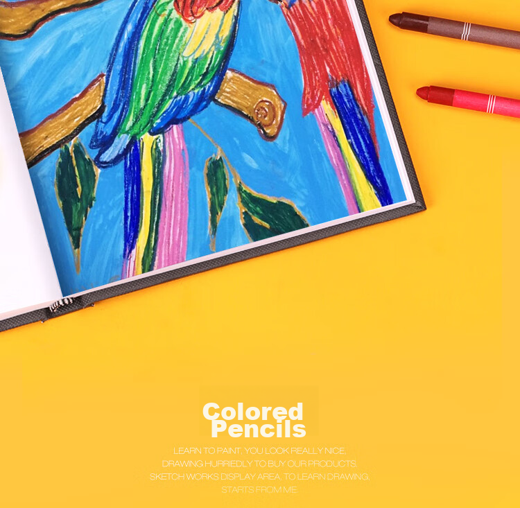 Mont Marte A5 Sketchbook 80 Sheets Thickened Art Colored Pencil Drawing Book Children's Drawing Hand-painted Sketchbook Student Drawing Notebook Journal 15