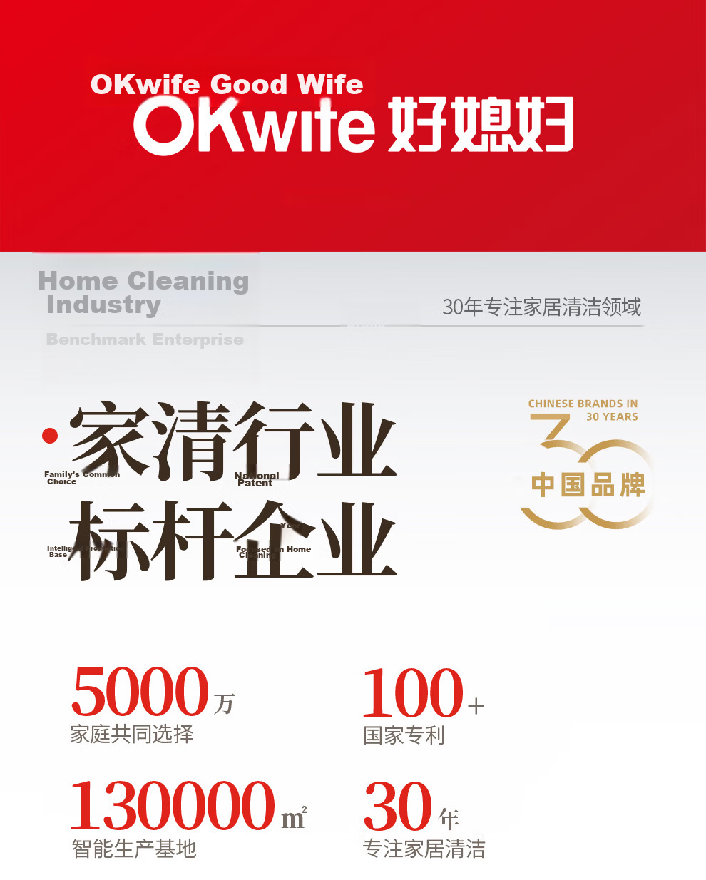 Good Wife Flat Mop 45cm with 2 Cloths Aluminum Alloy Bright Clean Hands-Free Wash Household One Mop Clean 2024 New Model 1