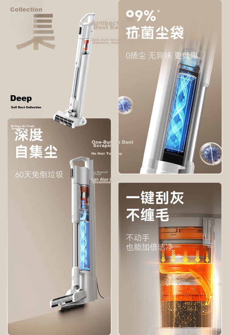 JD Original Corded Vacuum Cleaner, 20Kpa High Suction Power, Handheld And Stick Dual-Use for Carpets, Pet Hair Removal, Dust Cleaning, Whole House Cleaning, V0lite 5