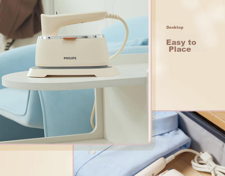 PHILIPS Handheld Compact Iron And Garment Steamer for Home Use, Portable Travel Ironing Machine, Gift, STH3050/30 54