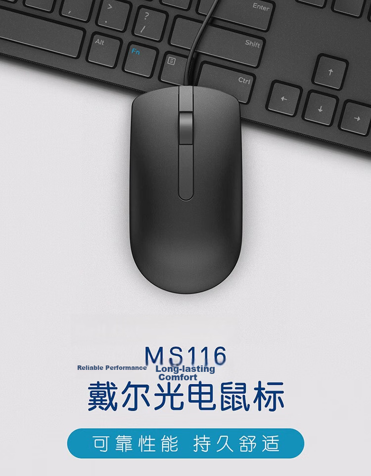 DELL MS5320W Wireless Mouse, Office And Home Use, Bluetooth Mouse, Dual Bluetooth Mouse, Wireless Ergonomic Right-Handed Specialized, Titan Gray 1