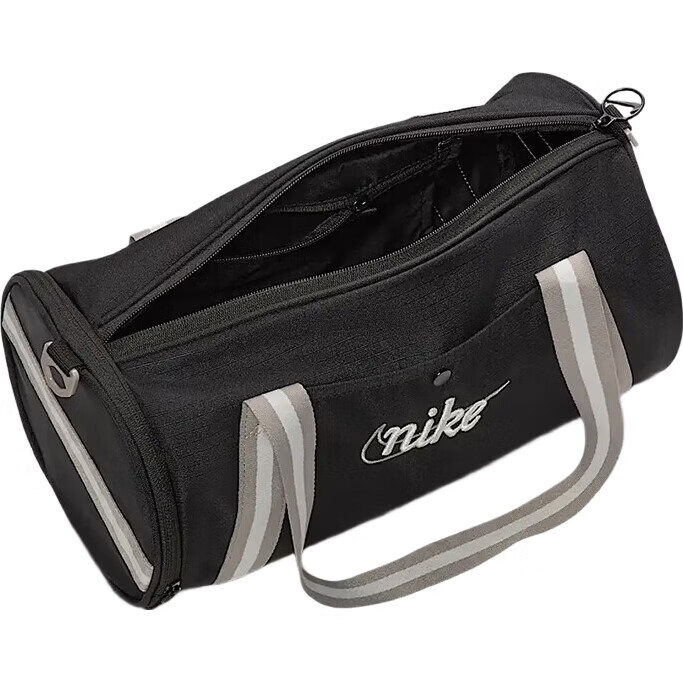 NIKE Unisex Heritage Duff Crossbody Bag Casual Bag DR6261-014 Black/Grey One Size