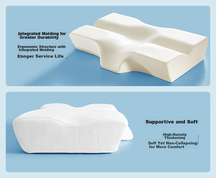JD Jingzao Neck Support Butterfly Pillow Aerospace Slow Rebound Memory Foam Cervical Pillow Adult Large Memory Pillow 21