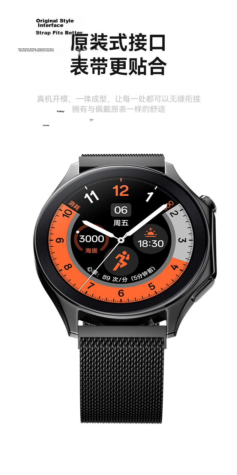 CangHua Compatible with OPPO Watch4Pro Strap, Suitable for WatchX3/X2/S/OnePlus Watch 2, Milanese Metal Magnetic + Wild Trail Loop Knit + Silicone Magnetic + Storage Pouch 8
