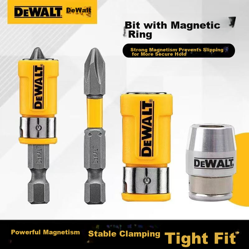 DEWALT 30mm Magnetic Bit Holder with Two Phillips Bits 2