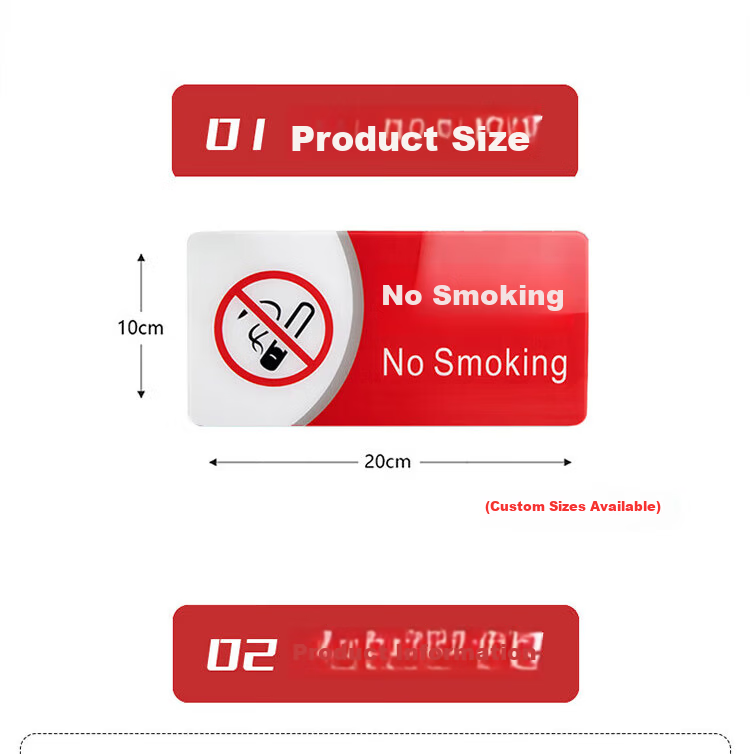 Aimohui Wireless Network Coverage WiFi Sign, Password Acrylic Indicator, Warm Reminder Sticker, 24.5cm*12cm 2