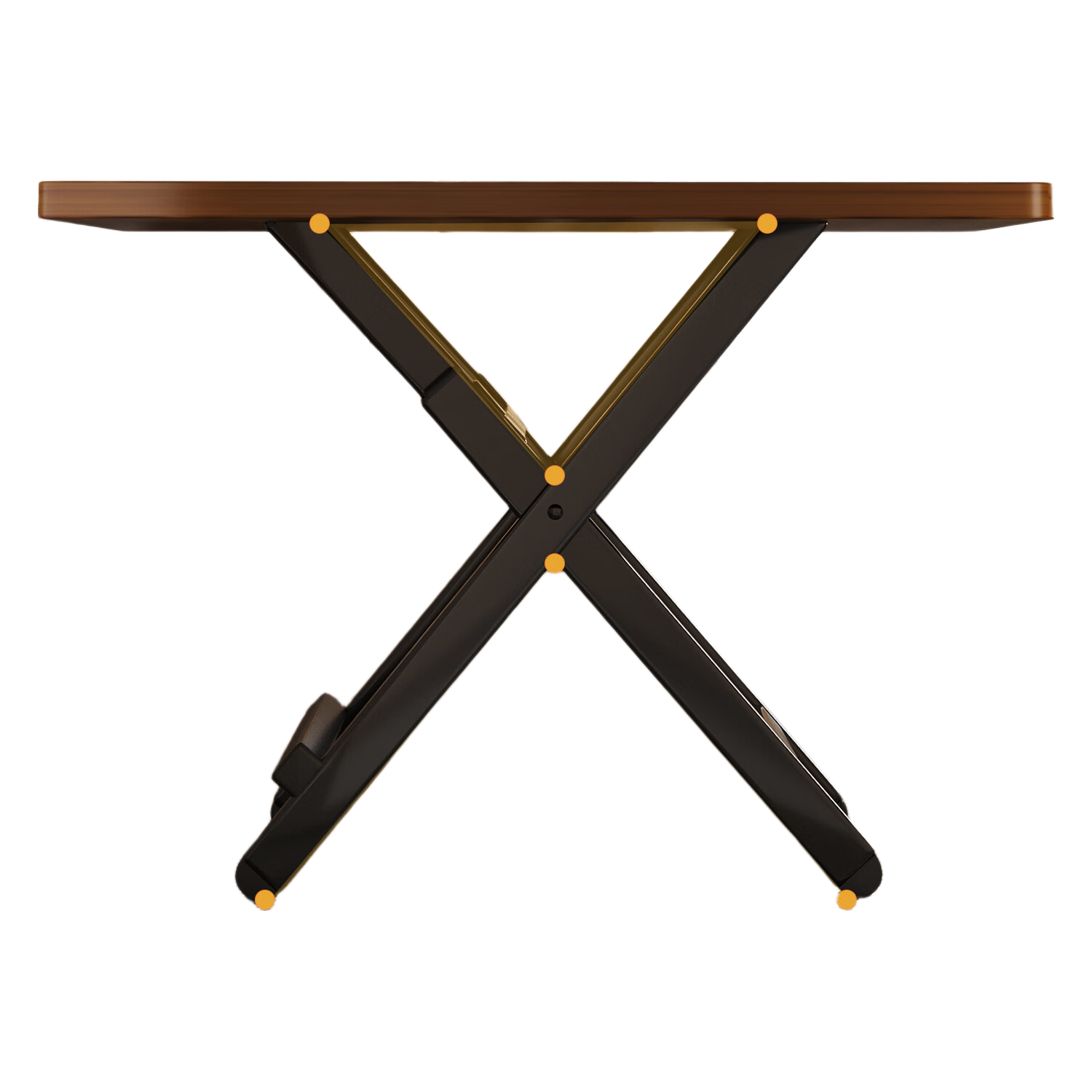 Mushuangfu Folding Table, Dining Table for Small Apartments, Living Room Eating Table, Outdoor Stall Table, Portable Small Square Table for Rental Apartments